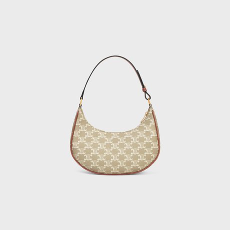 AVA BAG IN TRIOMPHE CANVAS AND CALFSKIN GREGE - Image 3