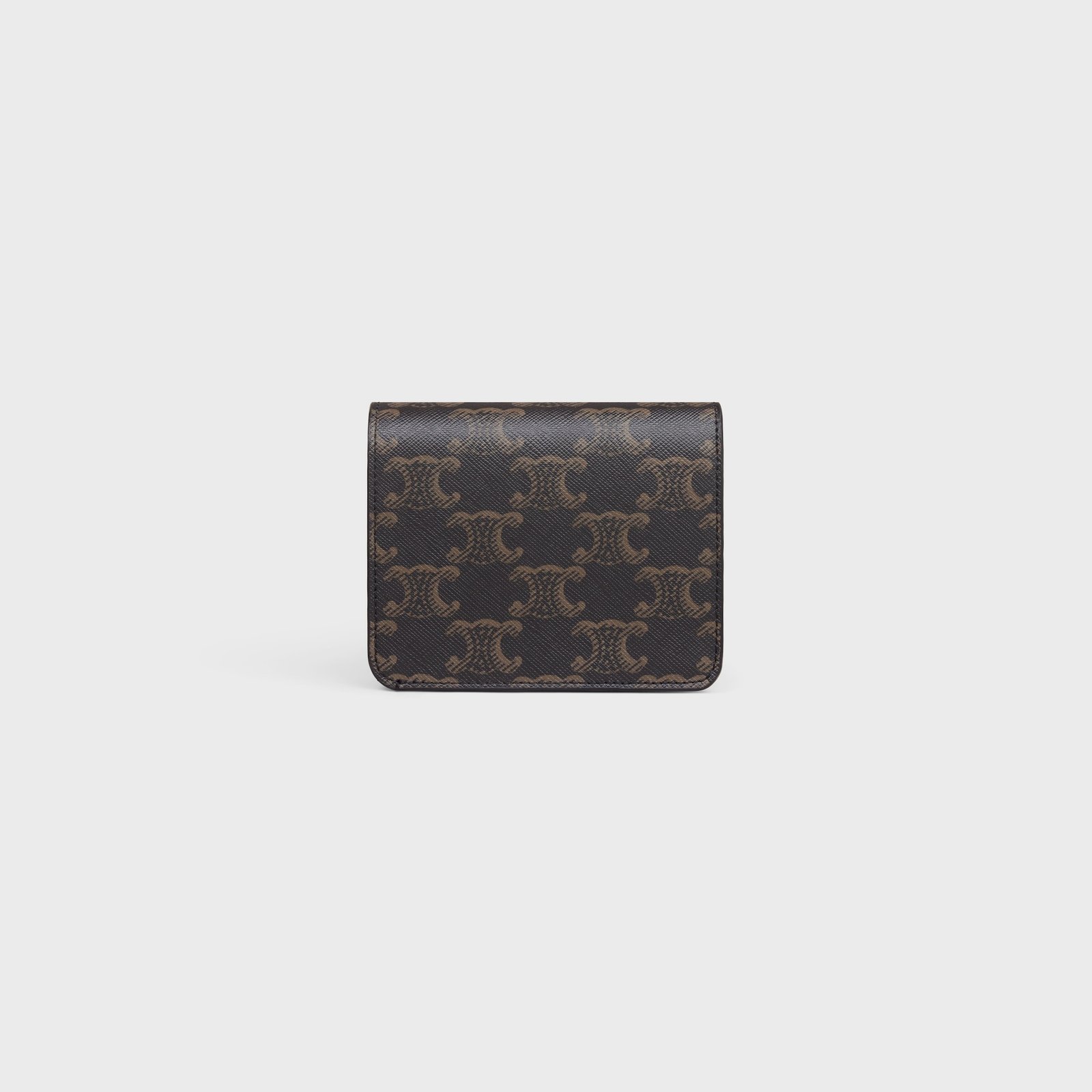 TRIOMPHE COMPACT WALLET IN TRIOMPHE CANVAS TAN - Image 3