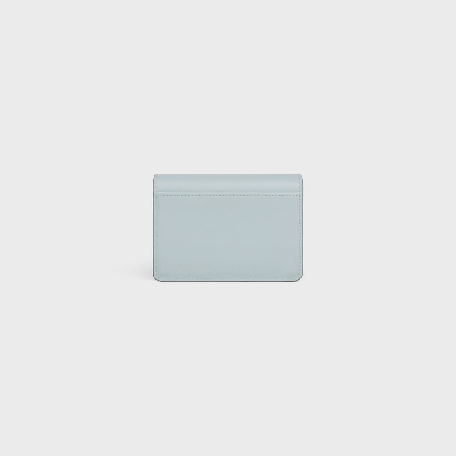 CARD HOLDER WITH FLAP TRIOMPHE IN SHINY CALFSKIN - Image 3